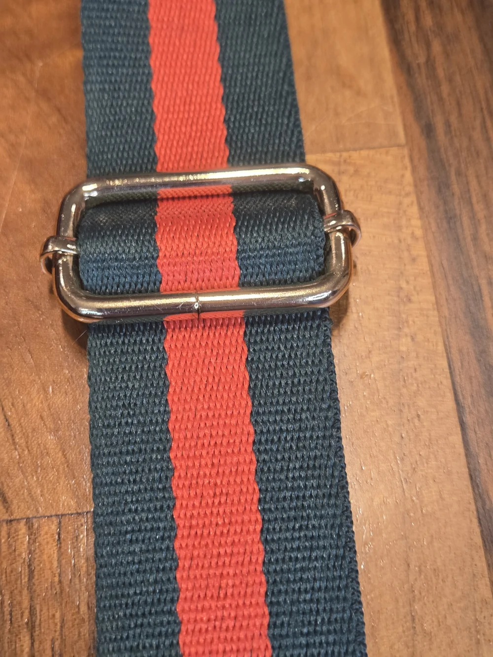 Montana West Green & Red Webbed Utility Bag Strap